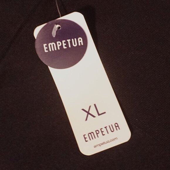 Empetur Shapermint Black High Waisted Shaping Capri Leggings Size X-Large - Picture 4 of 6